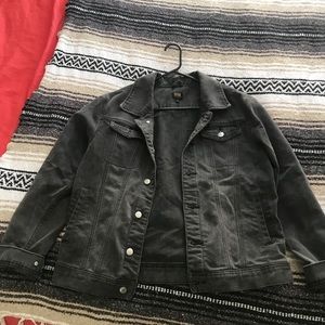 Obey faded black jean jacket